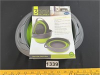 NIP Collapsible Bowls & Strainer