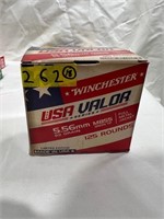 BOXES - WINCHESTER USA VALOR 5.56MM - 62 GRAIN