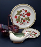"Strawberry Patch" Round Platter and More