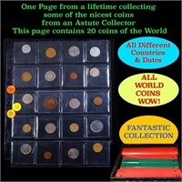 20 Great Coins of the World, hand selected, many t