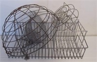(6) Wire baskets measuring 16", 8", 6", and two