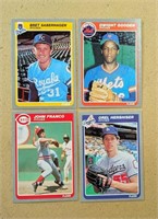 4 1985 Fleer Star Pitcher Rookies Gooden etc