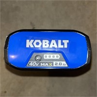 Kobalt 40v Max 2.0 Ah Battery