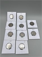 10 Various Date Buffalo Nickels