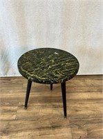 Mid Century Style Artsy Stool or Side Table