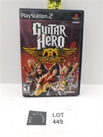 PLAY STATION 2  GUITAR HERO AEROSMITH WITH INSTRUC