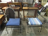 PAIR-- SPRING ROCKER PATIO CHAIRS