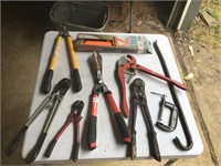 Bolt cutters and snip lot