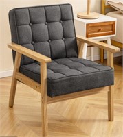 Retail$160 Upholstered Armchair (Gray)