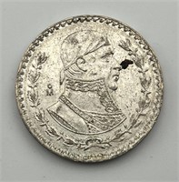 1964 Mexico Silver One Peso