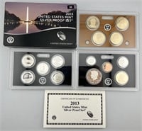 2013 US Silver Proof Set - #14 Coin Set