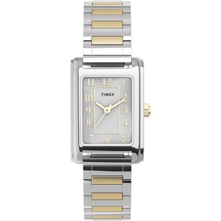 Timex Women S Meriden Two-Tone 21mm Dress Watch