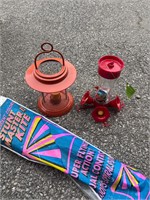 Vintage Kite, Bird Feeder and Candle Holder