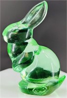 Fenton Willow Green Bunny Uv Reactive Under 365