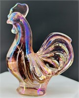 Fenton Pink Champagne Rooster