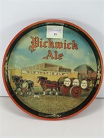 PICKWICK ALE 12" TIN BEER TRAY
