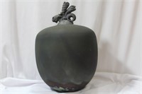 An Artist Signed Raku Vase