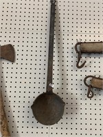 LARGE CAST IRON LADLE