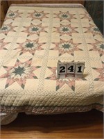 80"X80" hand sewn quilt