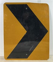 Large Arrow Sign, About 24" Wide x 30" Tall