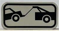 Tow Zone Sign 12" x 6"
