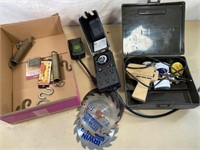 soldering iron, light timer & hardware