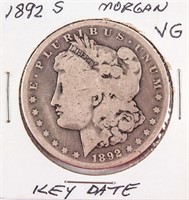 Coin 1892-S Morgan Silver Dollar VG