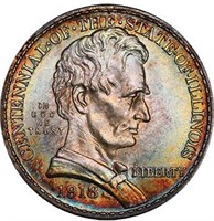 50C 1918 LINCOLN. PCGS MS67+