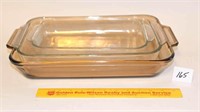 (3) Glass Baking Dishes - one is Anchor Oven Ware