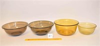Group Lot of Glass Bowls - some are Pyrex