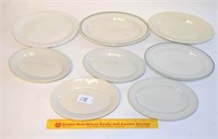 Group Lot of Stoneware Platters included are