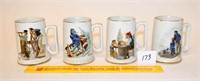 Group Lot of Norman Rockwell Mugs