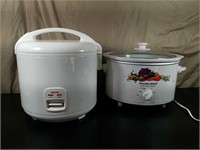 Aroma Rice Cooker & Proctor Silex Oval Slow Cooker