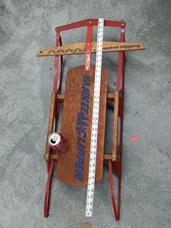 Yankees Clipper sled approximately 36" long look