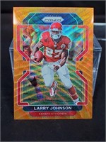 2021 Panini Prizm Larry Johnson #196 ORANGE PRIZM