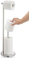 Toilet Paper Holder Free Standing, Stainless