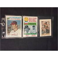 (3) Different Nolan Ryan Cards