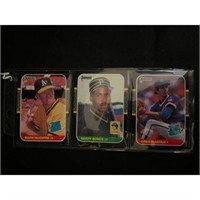 (3) 1987 Donruss Baseball Rookies