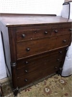 Very early may be 1860s solid wood antique