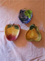 Home Accents fruit  4" small dishes
