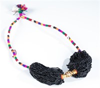 Moroccan style trade bead necklace.