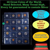 20 Great Coins of the World, hand selected, many t