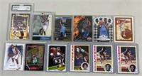 12pc 1978-2014 Basketball Cards w/ HOFs