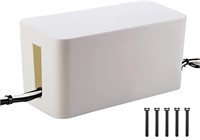 ShellKingdom Cable Management Box, White