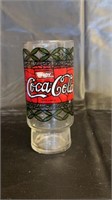 Coca-Cola stained glass design glass