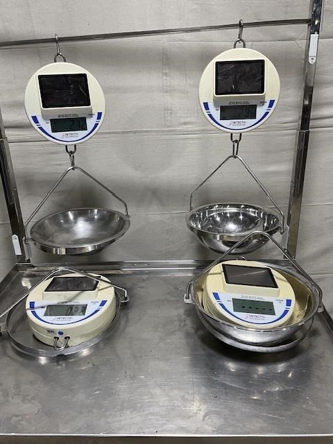 Solar hanging scales bid x4