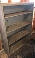 Metal bookcase