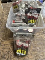 Huge lot of size D Rayovac batteries