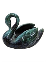 Blue Mountain-Style Pottery Swan