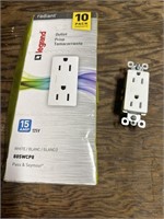 New.. Box of 10 Legrand Electrical Outlets